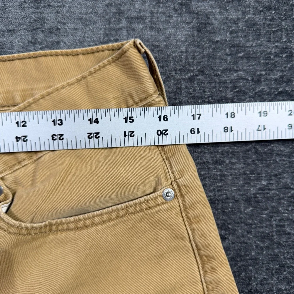 Levis 514 Straight Fit Tan Khaki Pants Mens 32x34 Cotton Blend Casual Trousers